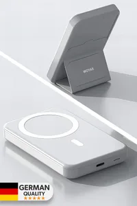Woyax by Deji Magsafe Powerbank 10000 mAh Hızlı Taşınabilir Şarj Cihazı Beyaz