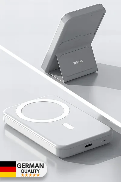 Woyax by Deji Magsafe Powerbank 10000 mAh Hızlı Taşınabilir Şarj Cihazı Beyaz
