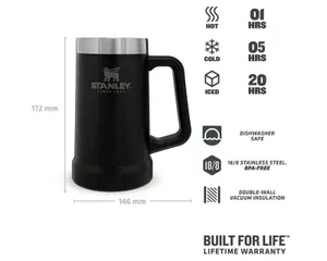 Stanley Termos Adventure Big Grip Beer Stein 0.70L