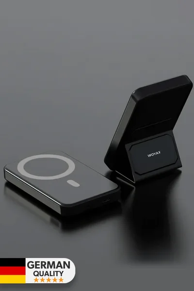Woyax by Deji Magsafe Powerbank 10000 mAh Hızlı Taşınabilir Şarj Cihazı Siyah
