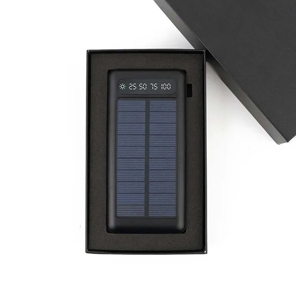 10000 mAh Güneş Enerjili (Dahili Kablolu) Powerbank — detay