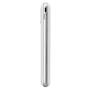 ED278  S-link IP-G10W 10000mAh LCD Göstergeli Kablosuz Powerbank Beyaz Taşınabilir Pil Şarj Cihazı