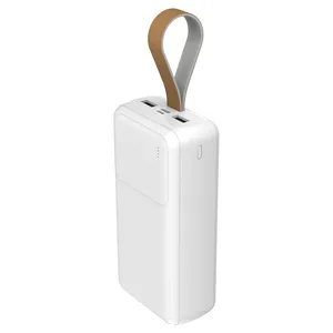 ED276  S-link G310 30000mAh 2*USB+Type-C+Micro Beyaz Taşınabilir Pil Şarj Cihazı Powerbank