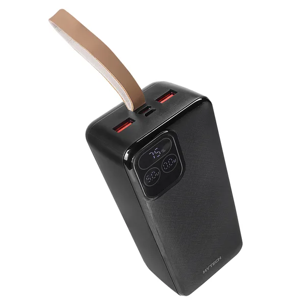 Hytech H410 40000mAh HSC22.5W PD20W+QC3.0 18W Siyah LCD Taşınabilir Pil Şarj Cihazı Powerbank — detay