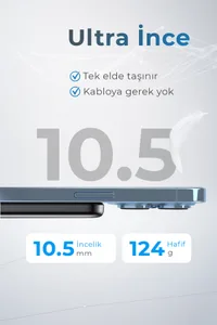 Woyax Magsafe Powerbank 5000 mAh QI2 20W Hızlı Taşınabilir Şarj Cihazı