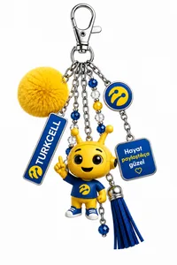 Silikon Charm Anahtarlıklar