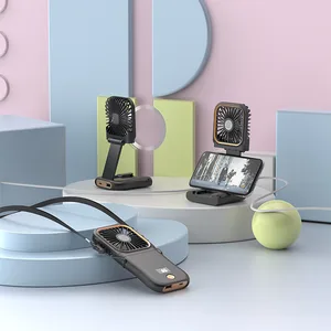 Taşınabilir Boyun Askılı Mini Vantilatör – USB Şarjlı El Fanı (Katlanabilir & Güçlü Rüzgar)