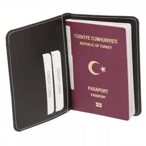 Suni Deri Pasaport Kabı ED702