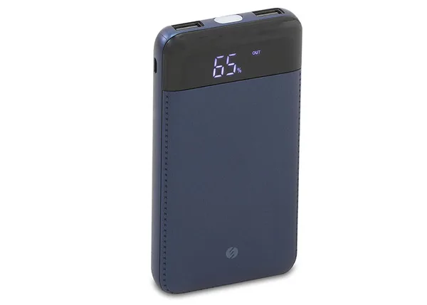 ED284 S-Link Swapp SWP-58 10000mAh Powerbank Led Göstergeli Mavi Taşınabilir Pil Şarj Cihazı