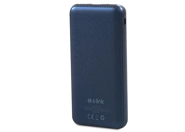 S-Link Swapp SWP-58 10000mAh Powerbank Led Göstergeli Mavi Taşınabilir Pil Şarj Cihazı — detay