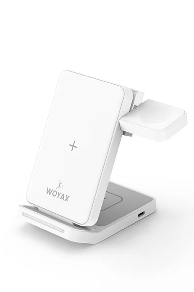 Woyax Wireless Kablosuz Şarj Standı Katlanabilir Huawei Watch iPhone Android Telefon Saat Kulaklık Uyumlu