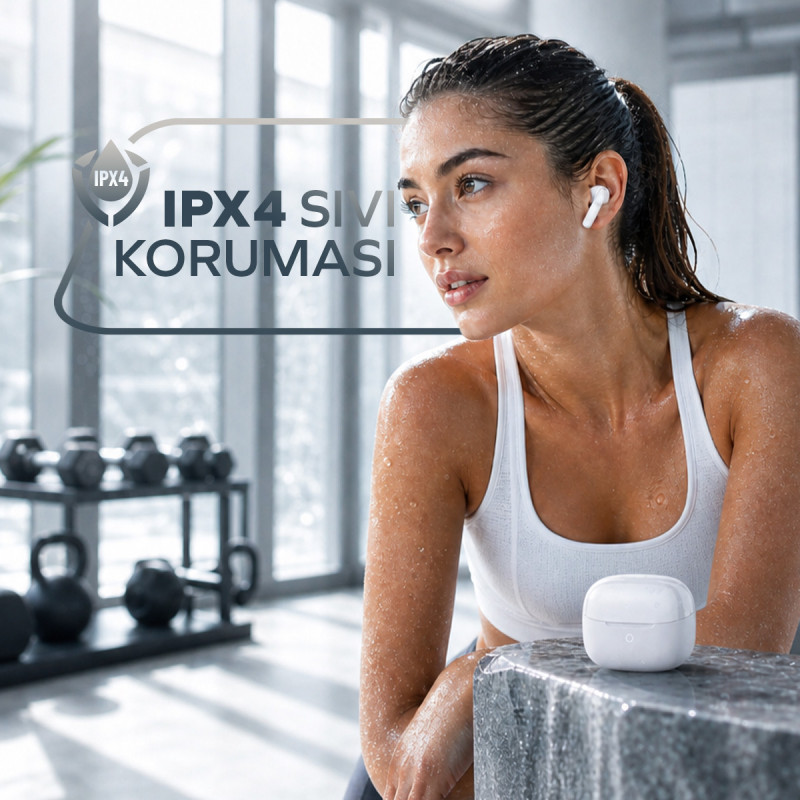 Gigasound ANC+ENC Kablosuz Bluetooth Kulaklık Kulak İçi gürültü önleme 4 mikrofon 42 saat oynatma süresi