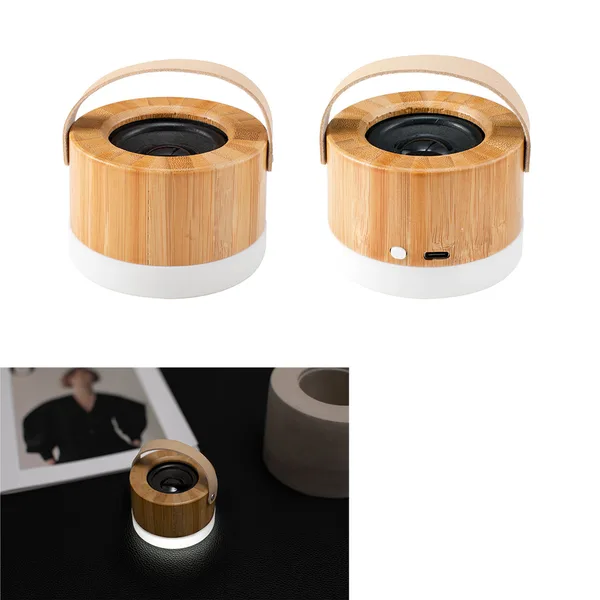 Bambu LED Işıklı 5.0 Bluetooth Hoparlör