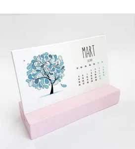 Cilalı/Boyalı Ahşap Masa Takvimi – ED07