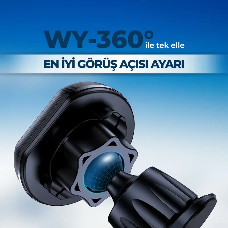 Woyax Güçlü Mıknatıslı Kancalı Araç İçi Telefon Tutucu - Havalandırma Araba Telefon Tutacağı