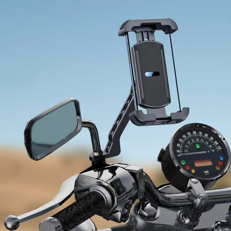 Woyax Holdy Motosiklet Telefon Tutucu Bisiklet ATV Scooter Bağlantılı Telefon Tutacağı Gidon ve Ayna için